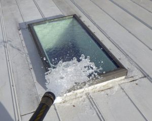 Water testing roof leak