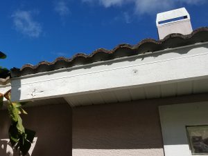 This rotten fascia was not caused by a roof leak