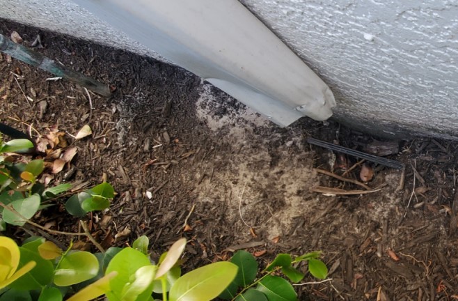 Downspout Washout